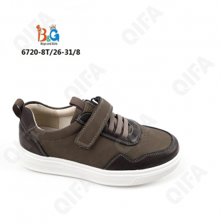RC51_6720-8T Кор 26-1,27-1,28-2,29-2,30-1,31-1 Boys and Girls П/ботинки Школа Оксфорд Иск.мат, Иск.кожа, ЭВА (EVA-Этиленвинилацетат) В/О Муж