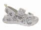 233-530A Бел 35-2,36-2,37-2,38-2,39-2 Indigo kids Туфли Повсед Сандалии Иск.мат, Текстиль, ПУ Лето жен