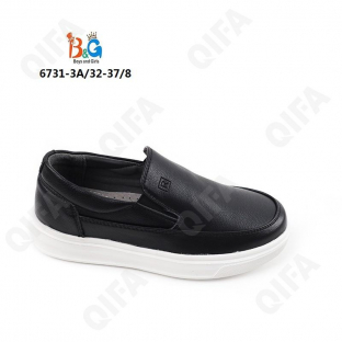 RC51_6731-3 Син 32-1,33-1,34-2,35-2,36-1,37-1 Boys and Girls П/ботинки Школа Слипоны Иск.мат, Иск.кожа, ЭВА (EVA-Этиленвинилацетат) В/О Муж