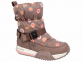 73-1200C Какао 32-2,33-2,34-2,35-2,36-2 Indigo kids П/сапоги Повсед Дутики Иск.мат, Мемб/нат.шерсть, ЭВА / Резина Зима жен