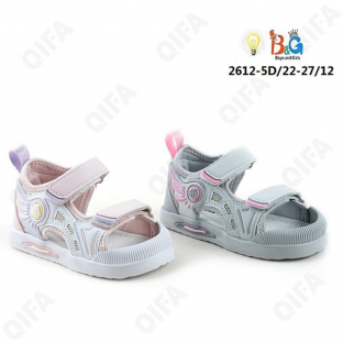 RC51_W2612-5D Микс 22-2,23-2,24-2,25-2,26-2,27-2 Boys and Girls Туфли Актив.отдых Сандалеты Иск.мат, Текстиль, ЭВА (EVA-Этиленвинилацетат) Лето жен