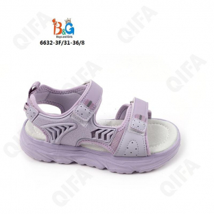 RC51_6632-3F Фиол 31-1,32-1,33-2,34-2,35-1,36-1 Boys and Girls Туфли Актив.отдых Сандалии Иск.мат, Текстиль, ЭВА (EVA-Этиленвинилацетат) Лето жен