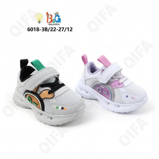 RC51_6018-3B Микс 22-2,23-2,24-2,25-2,26-2,27-2 Boys and Girls П/ботинки Актив.отдых Кроссовки Иск.мат, Текстиль, ЭВА (EVA-Этиленвинилацетат) В/О жен