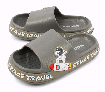 QL3365K Grey Сер 30-2,31-2,32-2,33-2,34-2,35-2 Antilopa Туфли Пляж Шлепанцы/Пантолеты ЭВА, Без подклада, ЭВА Лето Муж