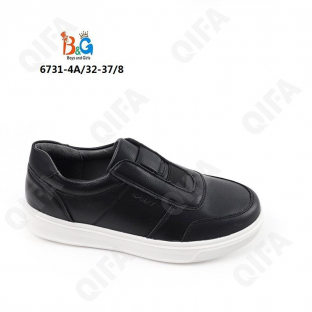 RC51_6731-4 Син 32-1,33-1,34-2,35-2,36-1,37-1 Boys and Girls П/ботинки Школа Слипоны Иск.мат, Иск.кожа, ЭВА (EVA-Этиленвинилацетат) В/О Муж