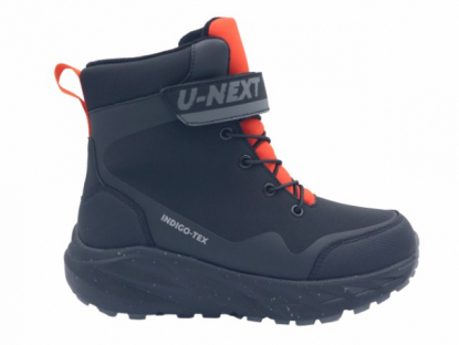 78-0310C Чёрный / коралловый 36-2,37-2,38-2,39-2,40-2 Indigo kids Ботинки Повсед Оксфорд Иск.мат, Мемб/нат.шерсть, ЭВА / ТЭП Зима Муж