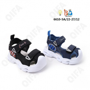 RC51_6610-5A Микс 22-2,23-2,24-2,25-2,26-2,27-2 Boys and Girls Туфли Актив.отдых Сандалеты Иск.мат, Текстиль, ЭВА (EVA-Этиленвинилацетат) Лето Муж
