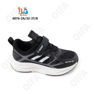 RC51_6076-2A Чёр 32-1,33-1,34-2,35-2,36-1,37-1 Boys and Girls П/ботинки Актив.отдых Кроссовки Иск.мат, Текстиль, ЭВА (EVA-Этиленвинилацетат) В/О Муж
