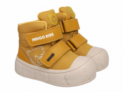 70-1050C горчичный 26-2,27-2,28-2,29-2,30-2 Indigo kids Ботинки Повсед Оксфорд Иск.мат, Мемб/нат.шерсть, ТЭП В/О Муж