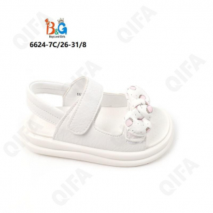 RC51_6624-7C Бел 26-1,27-1,28-2,29-2,30-1,31-1 Boys and Girls Туфли Повсед Сандалии Иск.мат, Иск.кожа, ЭВА (EVA-Этиленвинилацетат) Лето жен