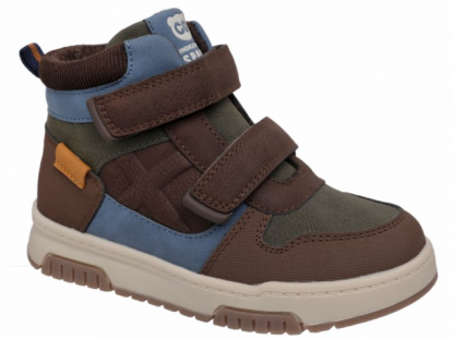 97-370B Коричневый / хаки 31-2,32-2,33-2,34-2,35-2 Indigo kids Ботинки Повсед Оксфорд Иск.мат, Байка/Флис, ТЭП В/О Муж