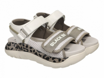 233-527A Сер 35-2,36-2,37-2,38-2,39-2 Indigo kids Туфли Повсед Сандалии Иск.мат, Текстиль, ПУ Лето жен