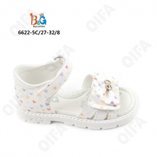 RC51_6622-5C Бел 27-1,28-1,29-2,30-2,31-1,32-1 Boys and Girls Туфли Повсед Сандалеты Иск.мат, Иск.кожа, ЭВА (EVA-Этиленвинилацетат) Лето жен