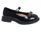 R818214417BK Чёр 32-1,33-1,34-2,35-2,36-1,37-1 Сказка Туфли Школа Mary Jane Иск.мат, Иск.кожа Лето жен