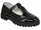 BSF_321-25_black 31-1,32-1,33-1,34-1,35-1,36-1 Kenka Туфли Школа T-STRAP Иск.мат, Кожподклад, ЭВА Лето жен