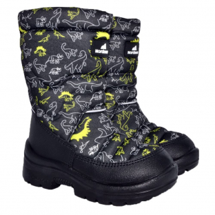 1-1254-P33 DINOSAURS МОНО 25-10 Nordman Lumi П/сапоги Повсед Дутики Иск.мат, Нат.шерсть, ПУ (100% ПУ) Зима Муж