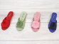 DFR-23-178-5 4 цвета в коробе/RED/PINK/NAVY/GREEN 36-4,37-4,38-8,39-8,40-4,41-4 Dream Feet Туфли Дом Тапочки Текстиль, Текстиль, ТПР Лето жен