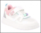 LCN_2425-45_white-pink 27-1,28-1,29-1,30-1,31-1,32-1 Kenka П/ботинки Актив.отдых Кроссовки Иск.мат, Текстиль, ЭВА В/О жен