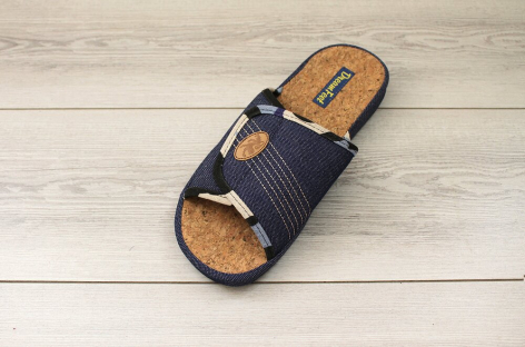 SDR-14M /NAVY 1 цвет в коробе/NAVY 41-3,42-3,43-6,44-6,45-3,46-3 Dream Feet Туфли Дом Тапочки Текстиль, Текстиль, ТПР 100% Лето Муж