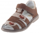 330019/51714-1 т.бежевый+св.беж 27-2,28-2,29-2,30-2,31-2 Топ-Топ Туфли Повсед Сандалеты Иск.мат, Кожподклад, ТЭП Лето Муж