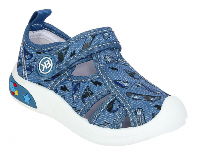 FLG_6314-1_blue 23-1,24-1,25-1,26-1,27-1 Kedberry П/ботинки Повсед Сандалеты Текстиль, Текстиль, ПВХ Лето Муж