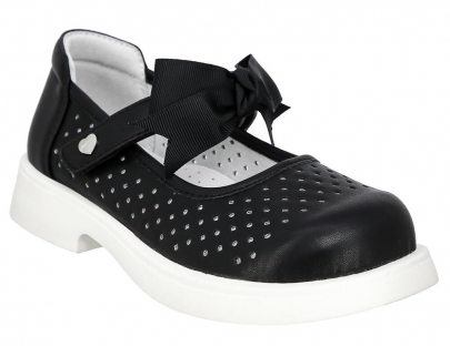 YLA_22725-3_black 29-1,30-1,31-2,32-2,33-1,34-1 Kedberry Туфли Школа Mary Jane Иск.мат, Кожподклад, ТЭП Лето жен