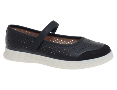 R350114363BK Чёр 33-1,34-2,35-2,36-2,37-1 Сказка Туфли Школа Mary Jane Иск.мат, Без подклада Лето жен