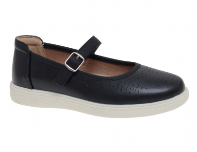 R357314452BK-1 Чёр 33-1,34-2,35-2,36-2,37-1 Сказка Туфли Школа Mary Jane Иск.мат, Иск.кожа Лето жен