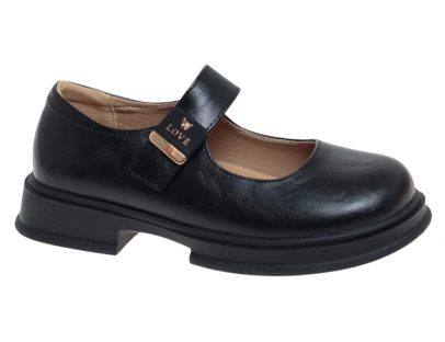 R831614422BK Чёр 32-1,33-1,34-2,35-2,36-1,37-1 Сказка Туфли Школа Mary Jane Иск.мат, Иск.кожа Лето жен