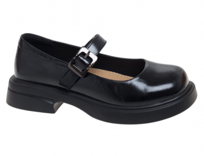 R001014379BK Чёр 32-1,33-1,34-2,35-2,36-1,37-1 Сказка Туфли Школа Mary Jane Иск.мат, Иск.кожа Лето жен