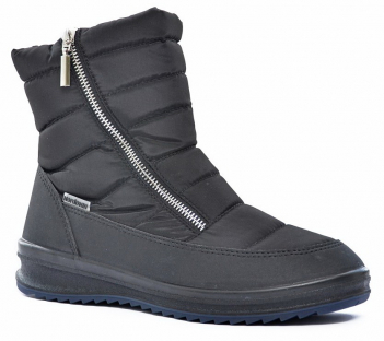 6-374-D02 Чёр МОНО 37-5 Nordman Wave Ботинки Повсед Дутики Иск.мат, Байка/Флис, ПУ, ТПУ (100% ПУ, 100% ТПУ) В/О жен