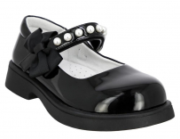 YLA_22725-4_black_L 29-1,30-1,31-2,32-2,33-1,34-1 Kedberry Туфли Школа Mary Jane Иск.мат, Кожподклад, ТЭП Лето жен