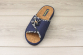 SDR-01W NAVY 1 цвет в коробе/NAVY 36-3,37-3,38-6,39-6,40-3,41-3 Dream Feet Туфли Дом Тапочки Текстиль, Текстиль, ТПР 100% Лето жен