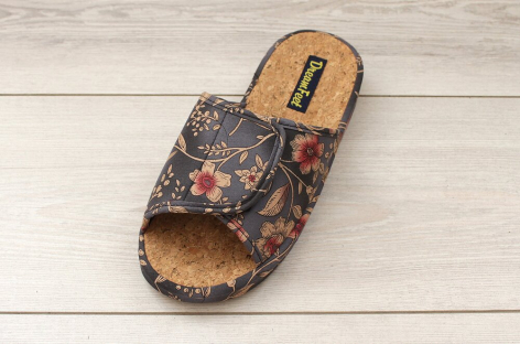 SDR-06W NAVY 1 цвет в коробе/NAVY 36-3,37-3,38-6,39-6,40-3,41-3 Dream Feet Туфли Дом Тапочки Текстиль, Текстиль, ТПР 100% Лето жен