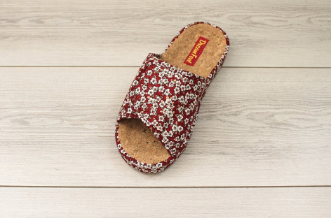 SDR-05W RED 1 цвет в коробе/RED 36-3,37-3,38-6,39-6,40-3,41-3 Dream Feet Туфли Дом Тапочки Текстиль, Текстиль, ТПР 100% Лето жен
