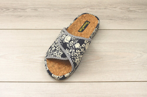 SDR-07W NAVY 1 цвет в коробе/NAVY 36-3,37-3,38-6,39-6,40-3,41-3 Dream Feet Туфли Дом Тапочки Текстиль, Текстиль, ТПР 100% Лето жен