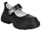 MPW_7056-7_black 33-1,34-1,35-2,36-2,37-2 Kedberry Туфли Школа Mary Jane Иск.мат, Кожподклад, ПУ Лето жен