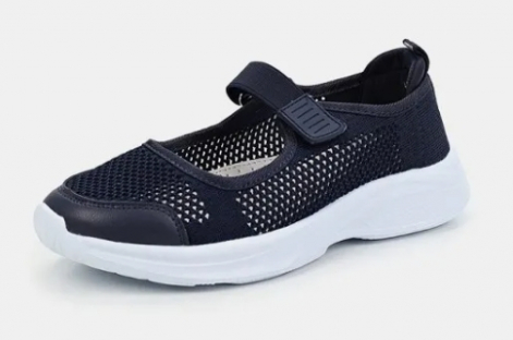 LVB_23-211_navy 32-1,33-1,34-1,35-1,36-1,37-1 Kedberry Туфли Школа Mary Jane Текстиль, Без подклада, ЭВА Лето жен