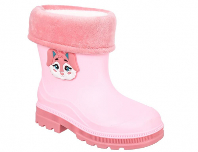 EBA_51507_pink 23-1,24-1,25-1,26-1,27-1 Kedberry Сапоги Повсед Веллингтон ПВХ, Чулок Х/Б, ПВХ В/О жен