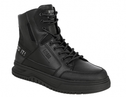GKP_1516_black 36-1,37-1,38-1,39-1,40-1,41-1 Kedberry Ботинки Повсед Дерби Иск.мат, Нат.шерсть, Резина Зима Муж