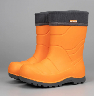 2-912-E08 Оранжевый, подошва серая МОНО 29/30-8 Nordman Flash Сапоги Повсед Веллингтон ЭВА, Чул.Флис, ПУ (100% ПУ) В/О Муж