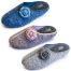 HL2661 микс розовый,синий,серый 36-3,37-3,38-6,39-6,40-3,41-3 Tingo Туфли Дом Тапочки Текстиль, Текстиль, ТЭП Лето жен