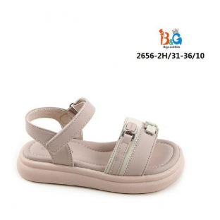 2656-2H Роз 31-1,32-2,33-2,34-2,35-2,36-1 Boys and Girls Туфли Повсед Сандалии Иск.мат, Иск.кожа, PVC Лето жен