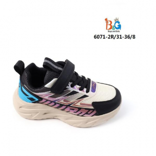 6071-2R абрикос 31-1,32-1,33-2,34-2,35-1,36-1 Boys and Girls П/ботинки Актив.отдых Кроссовки Иск.мат, Текстиль, EVA В/О Муж