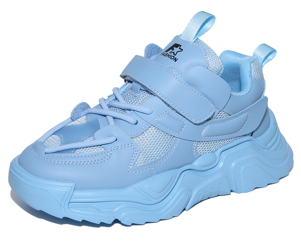 E15799 Син 32-1,33-1,34-2,35-2,36-1,37-1 Капитошка П/ботинки Актив.отдых Кроссовки Иск.мат, Текстиль, Резина В/О жен