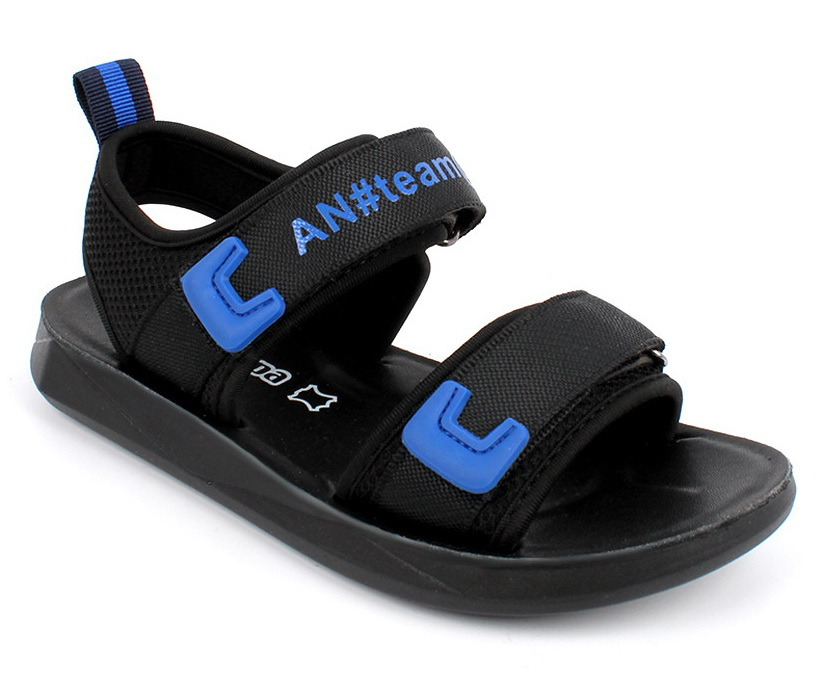 AL 6268 Чёр 30-1,31-1,32-1,33-1,34-1,35-1 Antilopa Туфли Актив.отдых Сандалии Текстиль, Текстиль, полим.мат Лето Муж