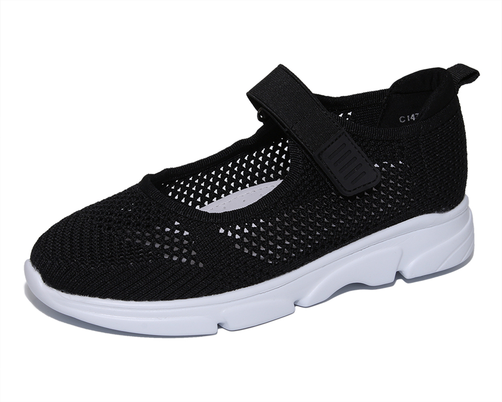 C16755 Чёр 29-1,30-2,31-2,32-2,33-1 Капитошка Туфли Школа Mary Jane Текстиль, Без подклада, ЭВА Лето жен