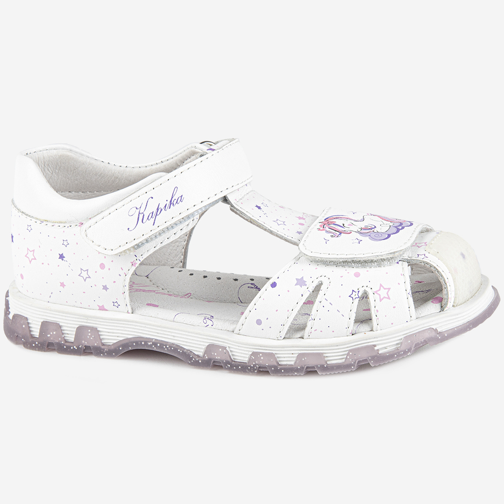 31492-1 Бел 21-1,22-1,23-1,24-1,25-1 Kapika Туфли Повсед Сандалеты Нат.кожа, Кожподклад, ТЭП (термоэластопласт) Лето жен