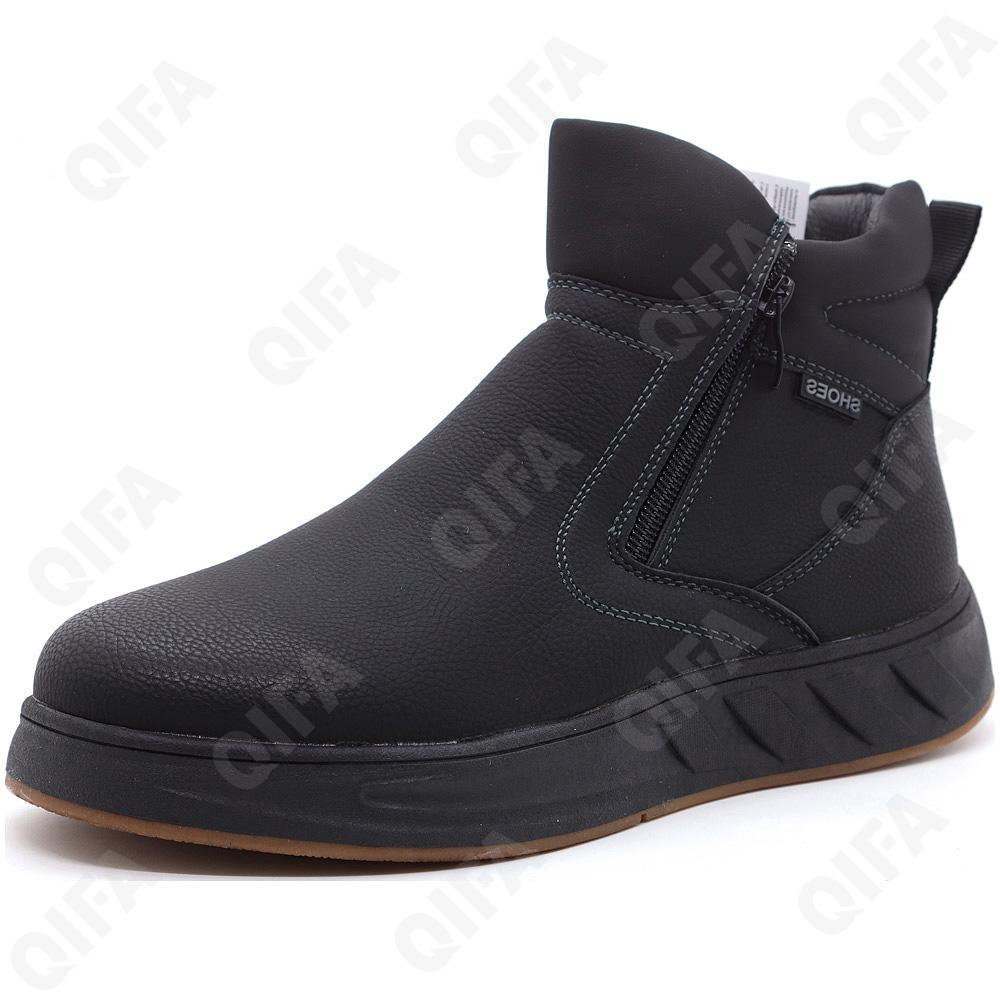 RC51_W2950-8A Чёр 36-1,37-1,38-2,39-2,40-1,41-1 Boys and Girls Ботинки Повсед Веллингтон Иск.мат, Текстиль, ТПР (TPR-Термопластичная резина) В/О Муж