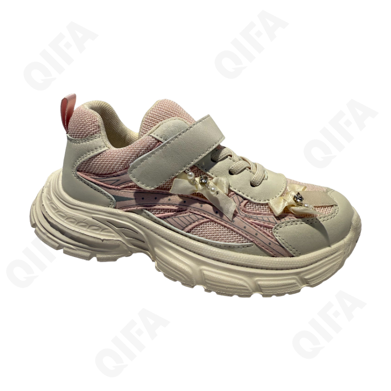 RC578_QFA1031-425 Роз 32-1,33-1,34-2,35-2,36-1,37-1 Аутфорс П/ботинки Актив.отдых Кроссовки Иск.мат, Текстиль, ЭВА (EVA-Этиленвинилацетат) В/О жен